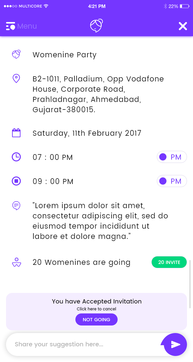 iOS womenine slide 1